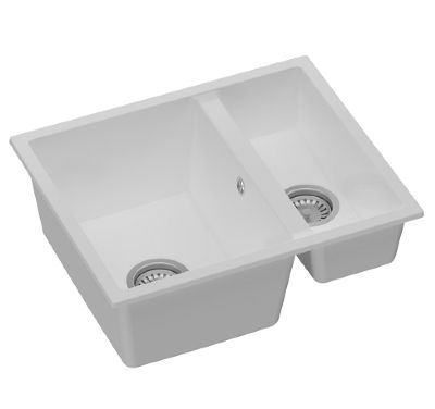 GRANMASTER COMO 150 UNDERMOUNTED/INSET/FLUSH MOUNTED WHITE QUARTZ SINGLE BOWL SINK, GRA0077 GRANMASTER COMO 150 UNDERMOUNTED/INSET/FLUSH MOUNTED WHITE QUARTZ SINGLE BOWL SINK, GRA0077